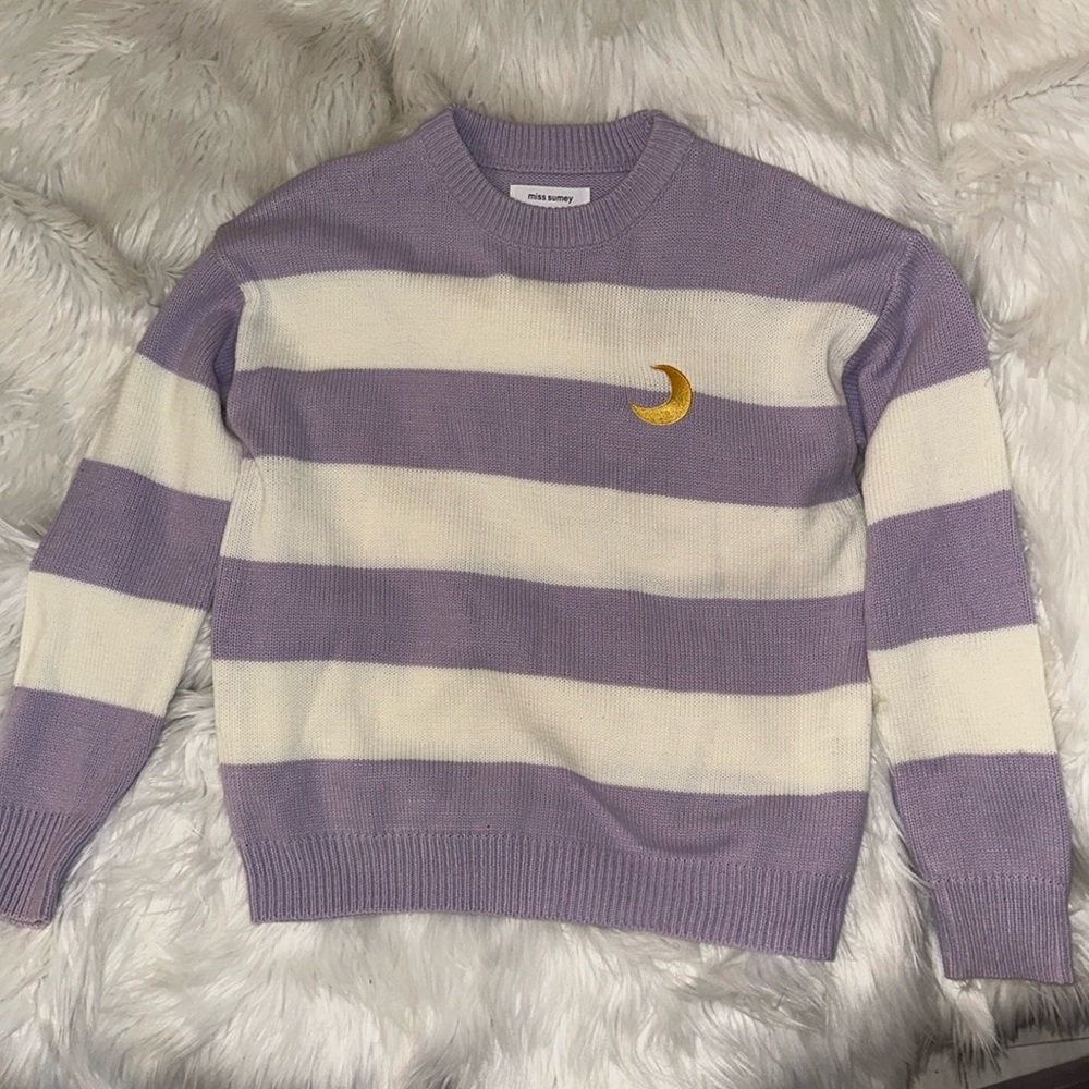 Pastel striped sweater